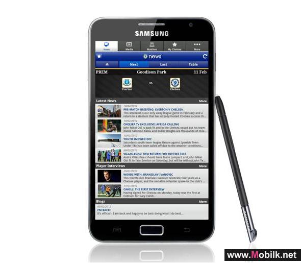 Samsung Launches Official Chelsea FC Application For Android and bada based Smartphones