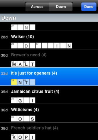 Crossword Light