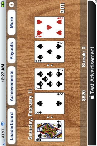 Video Poker Clock