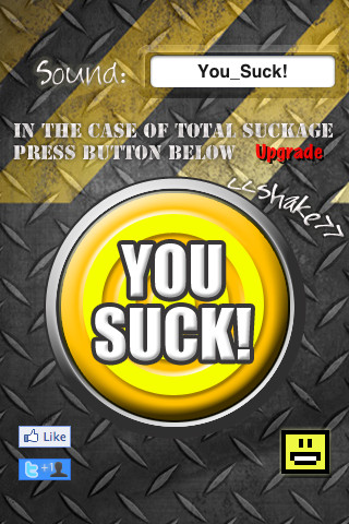 You Suck! Button