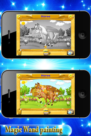 Kids Magic Draw - Animals , interactive paint and color HD