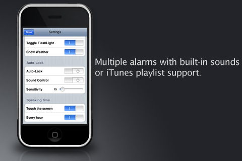 Alarm Clock - Local Weather Forcast