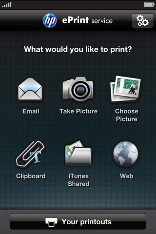 HP ePrint service