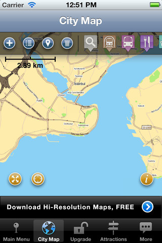 Istanbul Map and Walking Tours