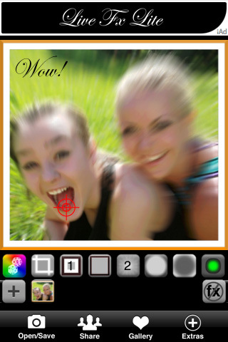 Live FX Lite (create your own, shareable photo effects, preview them live in camera view)