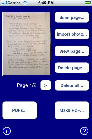 Scan2PDF Mobile Lite