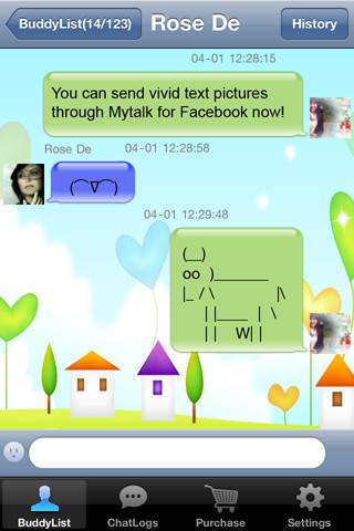 WeTalk for Facebook chat with push