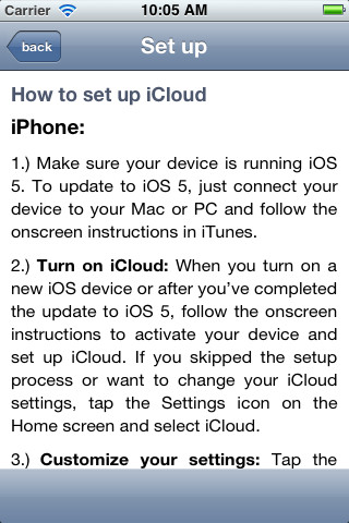 Guide for iCloud