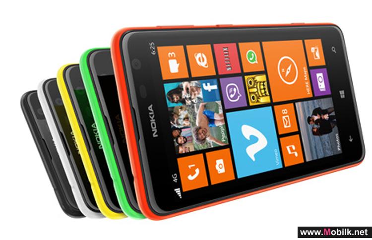 شركة نوكيا تعلن جهاز نوكيا Lumia 625 متوفر الأن في مصر