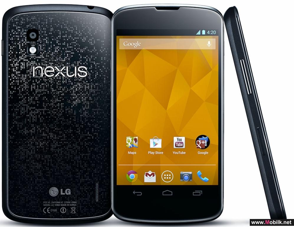 LG Nexus 4 the new Smartphone from Google available exclusively at Batelco