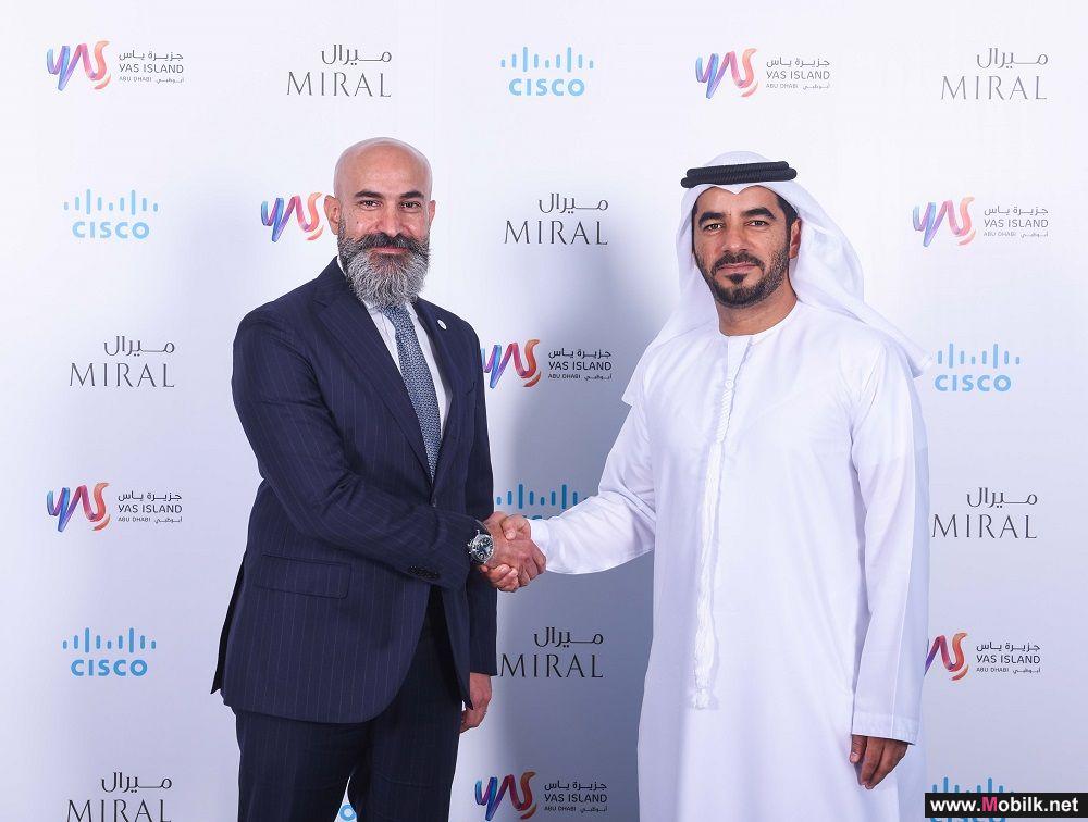 Cisco and Miral sign MoU to explore opportunities to advance the digitization journey for Yas Island, Abu Dhabi