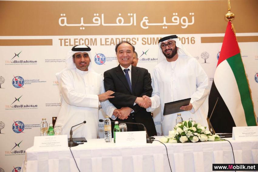 Telecommunication Regulatory Authority signs agreement with ITU & Mohammed Bin Rashid Smart Learning Program