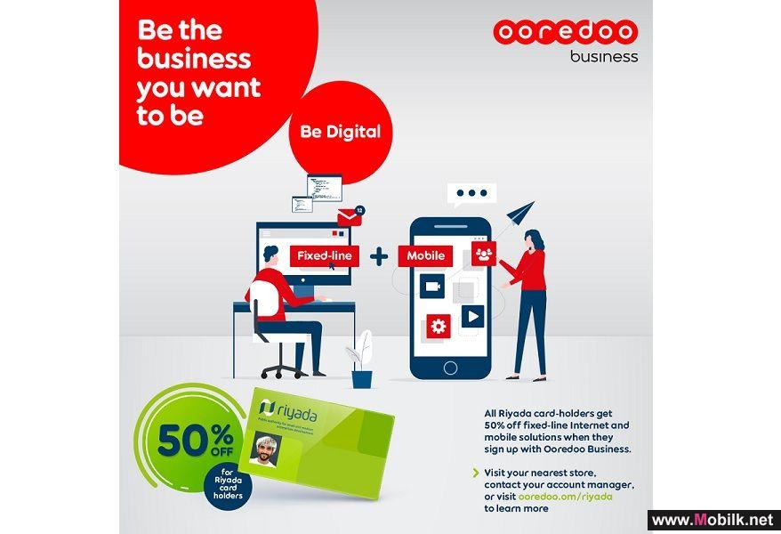 Ooredoo Offers Riyada Cardholders the Chance to Benefit from 50% off Monthly Internet Subscriptions