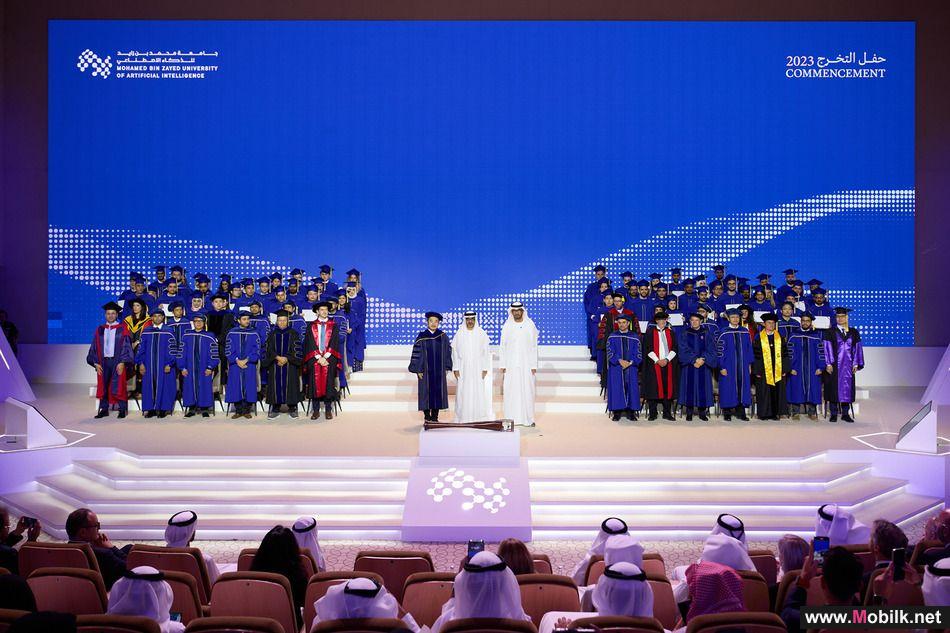 Hamed bin Zayed attends Mohamed bin Zayed University of Artificial Intelligence Class of 2023 commencement ceremony